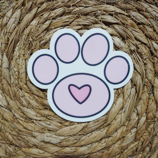 Evelyn’s Paw Print Sticker