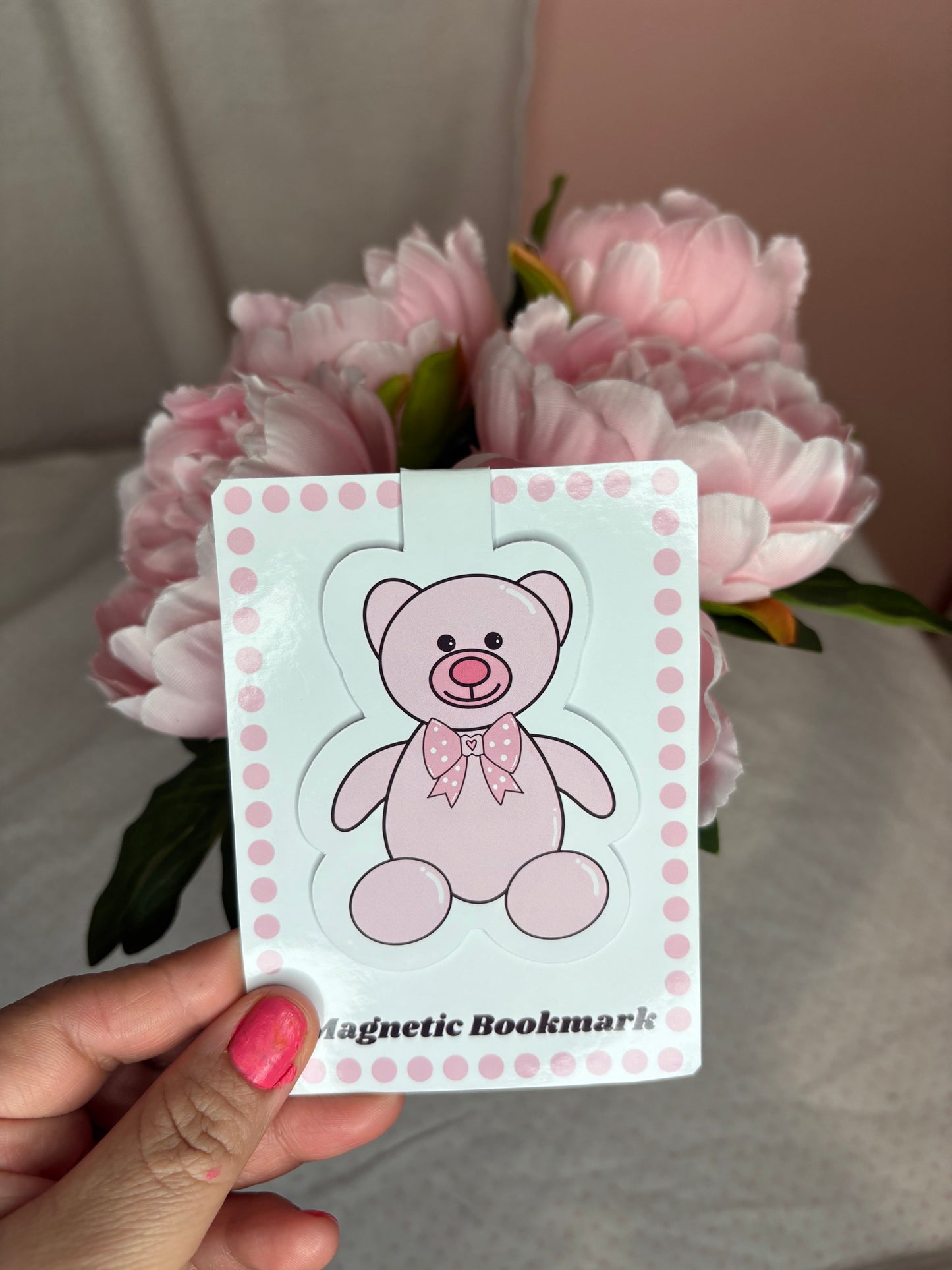 Evelyn Teddy Bear Magnetic bookmark